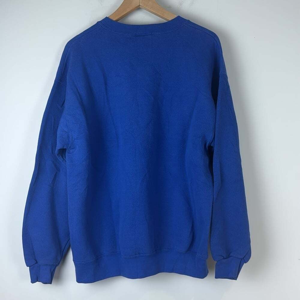 Disney Vintage 2008 Blue Crewneck Sweater with Mickey Mouse Design Medium - Picture 4 of 6